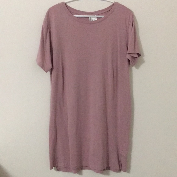 Pink T-shirt Dress - Picture 1 of 3